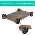 thumbnail image 6 of Sundale Computer Desk, Large Space Writing Table, Simple Style Storage for Home Office Desk, Retro Brown, 6 of 7