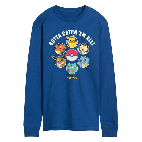 Pokémon - Group Gotta Catch Em All - Men's Long Sleeve T-Shirt