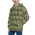 thumbnail image 2 of Daiia Green Snake for Boys Fashion Hoodies & Sweatshirts with Kangaroo Pocket,Hooded Sweatshirt for Kid, Breathable& Moisture Wicking-Small, 2 of 6