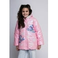 thumbnail image 4 of Disney Daisy Duck Minnie Mouse Zip Up Puffer Jacket Toddler to Little Kid, 4 of 4
