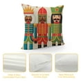 thumbnail image 4 of GOSMITH  Christmas Nutcracker Throw Pillow Covers, Xmas Black Nutcracker Decorative Couch Cushion Case, Winter Holiday Decor for Porch Patio Home Living Room Coffee Outdoor Indoor, 4 of 5