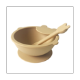 thumbnail image 1 of Food Baby Feeding Set with Spoon, Silicone Suction Bowls - First Stage Feed Silicone Plate G, 1 of 7