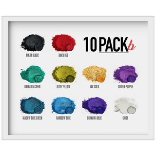 White Pigment Powder 10-Pack Set - Colorant for DIY - Epoxy Resin