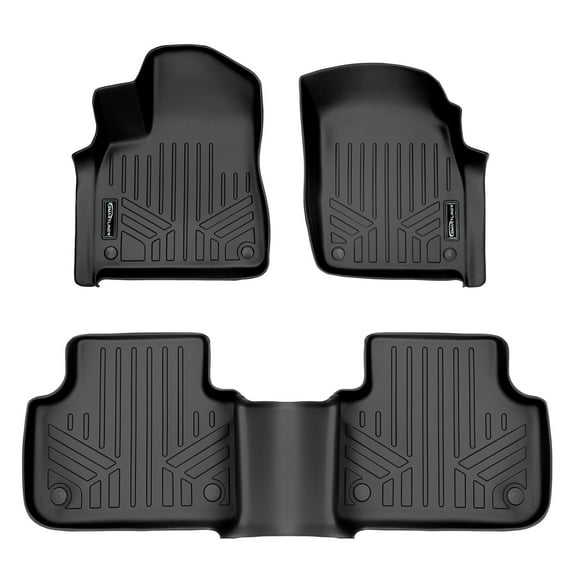 SMARTLINER 2 Rows Custom Fit Floor Liners Compatible with 2019 - 2025 Audi Q8 / SQ8 (Gasoline)