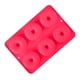 thumbnail image 1 of Molde de silicona para 6 muffins y donas, molde antiadherente para postres, para hacer donas, pasteles, chocolates, postres y mucho más., 1 of 7
