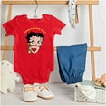 thumbnail image 3 of Betty Boop Cartoon Cute Motivational Bodysuit Jumper Girls Infant Baby Brisco Brands 24M, 3 of 6