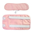 thumbnail image 2 of Esquirla Castor Oil Pack Wrap Set, Reusable Convenient with Front Bag Mess , Flannel Pink Sticker Strap, 2 of 8