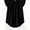 Black, variant on Casual Plain Top Round Neck Black Sleeveless Women's Blouses S (4)