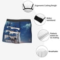 thumbnail image 3 of Hirioo Moonlit Night Sea Sailboat for Men's Boxer Briefs Men Cotton Underwear Boxer Briefs Panties-Large, 3 of 5