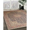 thumbnail image 2 of Ahgly Company Indoor Rectangle Traditional Light French Beige Brown Medallion Area Rugs, 8' x 12', 2 of 6