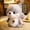 Grey, variant on New Cute And Warm Squirrel Pillow Sofa Backrest Toys For Children