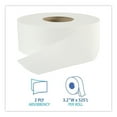 thumbnail image 2 of LcXctD BWK410320 3.2 in. x 525 ft. 2 Ply Septic Safe Jumbo Roll Bathroom Tissue - White (12/Carton), 2 of 4
