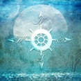 thumbnail image 2 of LightBoxJournal 20x20 White Modern Wood Framed Museum Art Print Titled - Sailor Away_Compass, 2 of 4