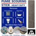 thumbnail image 3 of PUMIE Scouring Stick, Heavy Duty, HDW by U.S. Pumice, Remove Toilet Stains, Hard Water Rings, Rust and Paint, Carbon Buildups (1 Pack), 3 of 4
