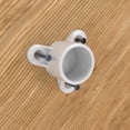 thumbnail image 4 of FORMUFIT F001ECT-WH-10 Capuchon de Table en PVC, Qualité Mobilier, Taille 1 Pouces, Blanc (Lot de 10), 4 of 4
