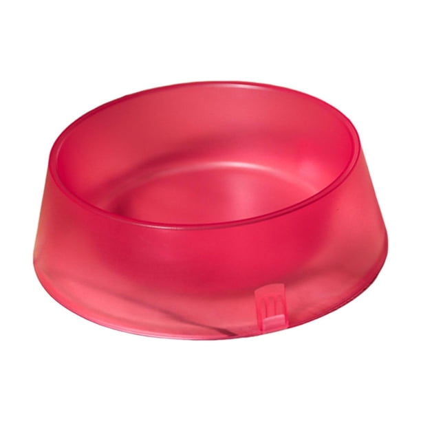 Comedero Para Mascotas Loving Pet Dog Food Water Bowl No Tip Comedero Para Mascotas Pet Bowl No Spill Proof Pet Translucent Bowl Transparent Bowl Water Proof and Pet Single Bowl Cat Dog 5,9 Pulgada