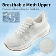 thumbnail image 3 of Ecetana Womens Sneakers Breathable Walking Running Shoes Casual Sports Shoes, 3 of 7