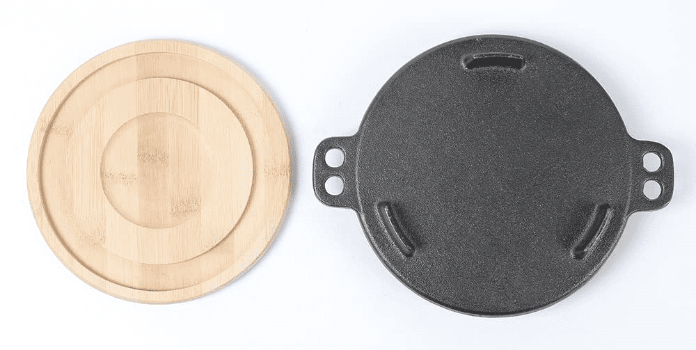 HAWOK Pre-seasoned Hibachi Grill, Charcoal Grill for Outdoor Camping BBQ Cooking………
