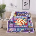 thumbnail image 3 of Volleyball Blanket,Volleyball Gifts for Teen Girls Throw Blanket,Volleyball Gifts for Team Blanket Lightweight Soft Warm Cozy Fuzzy Throws Blankets for Office Home Bedroom Sofa 50"x 60", 3 of 6