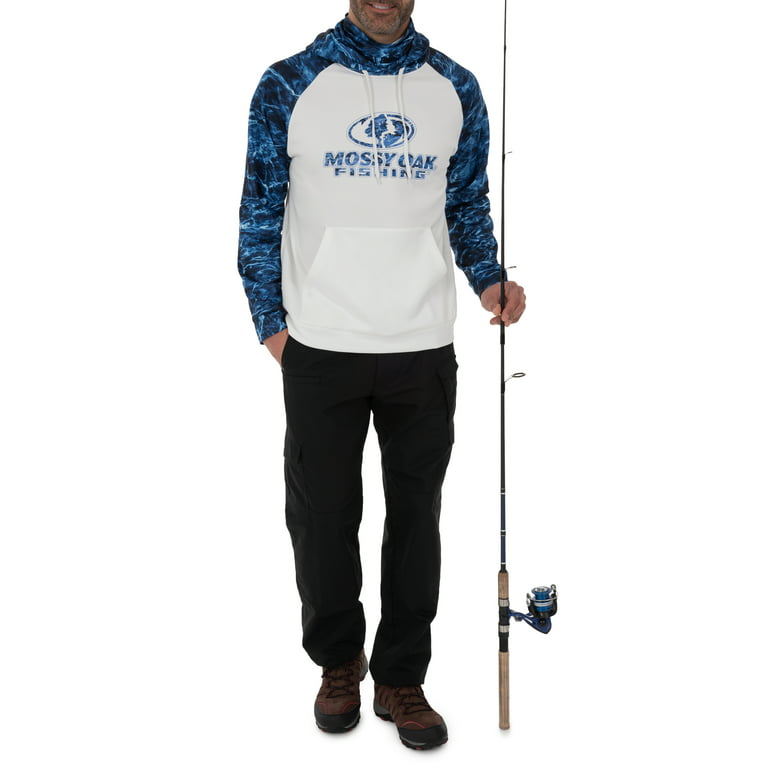 Mossy Oak Fishing Hoodie, Fishing Sweatshirts for Men, Fishing Shirts for  Men