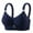 2-Dark Blue, variant on Woman Wireless Bra Thin And Comfortable Fixed Cup Bra Without Rims Gathers Breathable Underwear Daily Bra