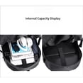 thumbnail image 4 of OUCLEYE Unisex Waterproof Sports Backpack, Gym Bag with Shoe Compartment, Fits A 15.6-Inch Laptop, Features A Tennis Racket Strap, Large-Capacity Sports Gear Bag, 4 of 7
