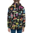 thumbnail image 6 of Pofeuu Bright Mushrooms Print Teenage Zipper Hoodie Sweatshirts Hooded Casual Jackets With Pocket For Boys Girls-Medium, 6 of 6