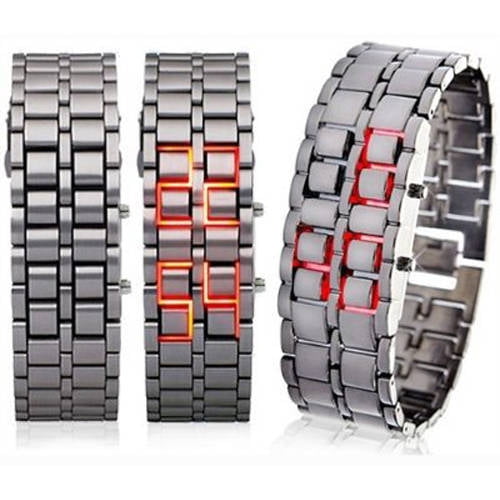 women's digital bangle watch