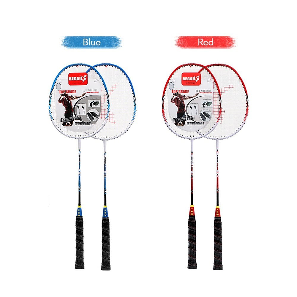 Badminton Racquet Set for 2 Players with Shuttlecocks and Net Included
