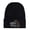 Black, variant on Super Bowl Football Embroidered Acrylic Knit Beanie, Soft Stretchy Daily Hat, Perfect Unisex Gift for Men and Women