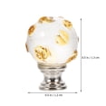thumbnail image 2 of OUNONA 1Set Sophisticated Design Polished Base Tall Lamp Finial for Table Lamp Parts Accessories, 2 of 8