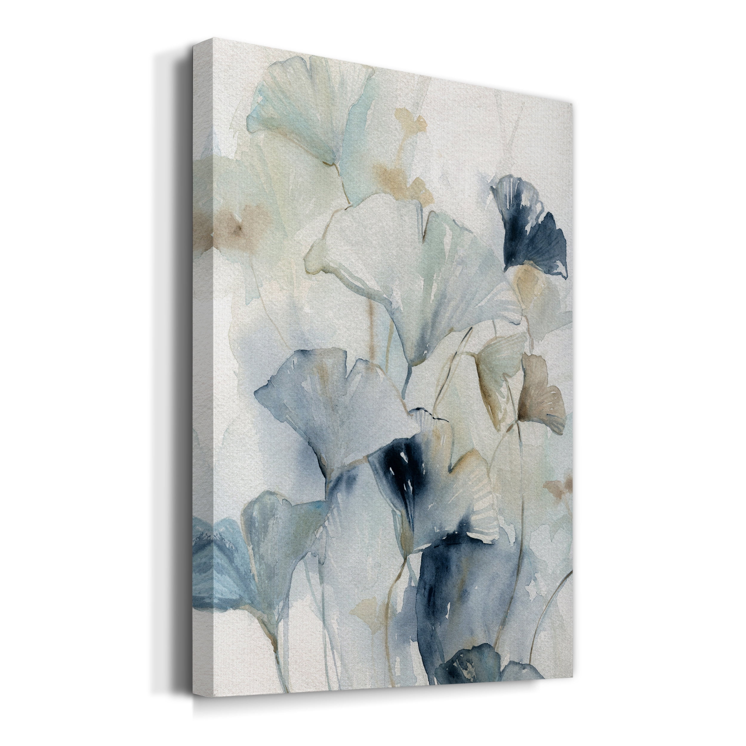 Indigo Ginkgo I Premium Gallery Wrapped Canvas - Ready to Hang - 40 x 60