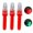 Red and green, variant on YIGSECU 3pcs Emergency Signal Light Yacht Positioning Flashing Light