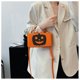 thumbnail image 4 of Bolso Bandolera Tipo Calabaza de Halloween | Naranja | Piel Sintética | 20,5 X 12 X 7 Cm | Diseño Festivo | Correa Ajustable | Interior Compacto | Ligero | Moda Femenina, 4 of 6