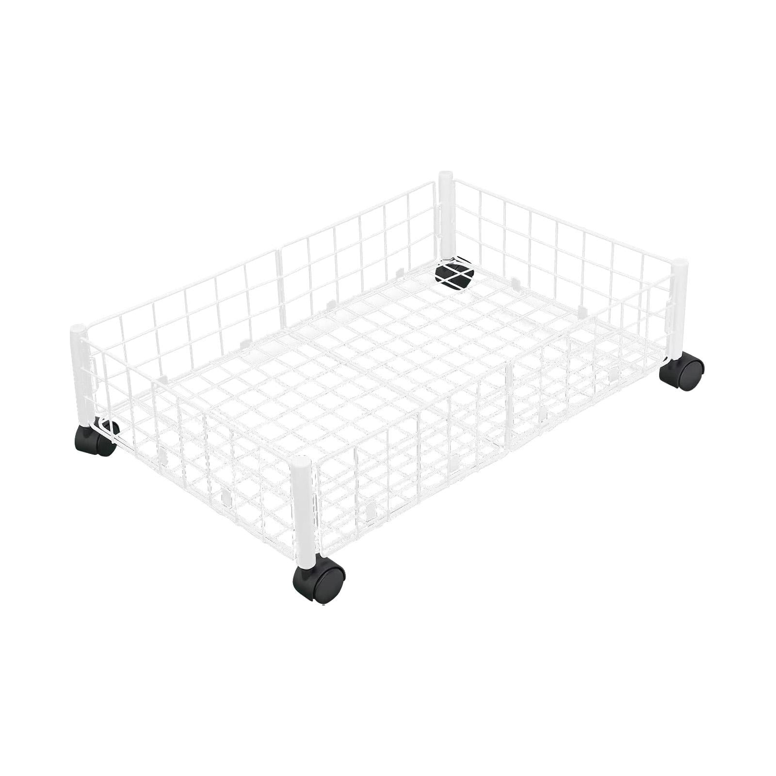 Portable under Bed Storage with Wheels Bedroom Underbed Shoe Storage