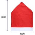 thumbnail image 4 of Conjunto de 6 grandes, nuevo paquete, fundas para sillas de Navidad, sombrero de Santa Claus, color (rojo), decoración divertida en fiestas de boda, disfrute responsable y creativo, novedad Gi Feliz Sencillez, 4 of 5