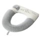 thumbnail image 2 of Funda acolchada y gruesa para asiento de inodoro con asa | Cojín elástico y lavable para tapa de inodoro | Se adapta a asientos de inodoro ovalados, 2 of 9