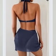 thumbnail image 4 of Women's Sexy Backless Two-piece Beach Bikini Swimsuit Navy S, 4 of 4
