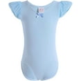 thumbnail image 3 of Dancina Girls Leotard for Ballet, Gymnastics, and Dance Classes - Short Sleeve Toddler Leotard with Adorable Ruffle, 3 of 8