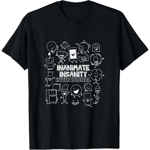 Creator Ink Inanimate Insanity Black And White Graphic Shirt, for men & women up to 5XL