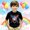 Black, variant on Toddler Tshirts Boys 2t Crewneck Letter Graphic Printed Back To School T Shirt Funny Dress Shirt Preppy Tee for Boys & Girls