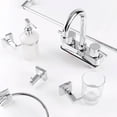 thumbnail image 2 of JUEGO DE ACCESORIOS 6 PZ BAÑO SATIN ISSOS METALFLU 9201, 2 of 7