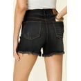 thumbnail image 6 of Judy Blue Full Size Tummy Control Fray Hem Shorts Style #:150236 - Rosa Apparel, 6 of 6