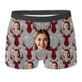 thumbnail image 3 of Custom With Face Custom For Customized For Boyfriend Underwear Briefs with Pouch Simply Styled Men Small Briefs Men Mens Anatomical Underwear No Ride up Mens Gray 4XL, 3 of 6