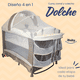 thumbnail image 2 of Cuna Corral Mecedora Colecho Y Organizador Dolche Ibaby Beige Dolche, 2 of 10