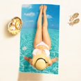 thumbnail image 3 of BallsFHK Microfiber Beach Towel Absorbent Bath Towel For Womens And Kids，Beach Towel Quick Dry Super Absorbent Lightweight Towels Blanket Mask Printing, 3 of 4