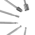 thumbnail image 4 of Speravity Paquete de 6 amoladoras rotativas para grabado, carpintería, metal, cabezal de molienda, reemplazo de moldeo artesanal para Artesanía plata PC 1 Speravity GJ2621-00B, 4 of 6