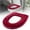 Red, variant on Toilet Mat,Soft Plush Toilet Seat Cover, Thick Warmer Bathroom Lid Cover – Washable, Universal Fit for Round & Elongated Toilets, Cozy and Skin-Friendly Home Essential