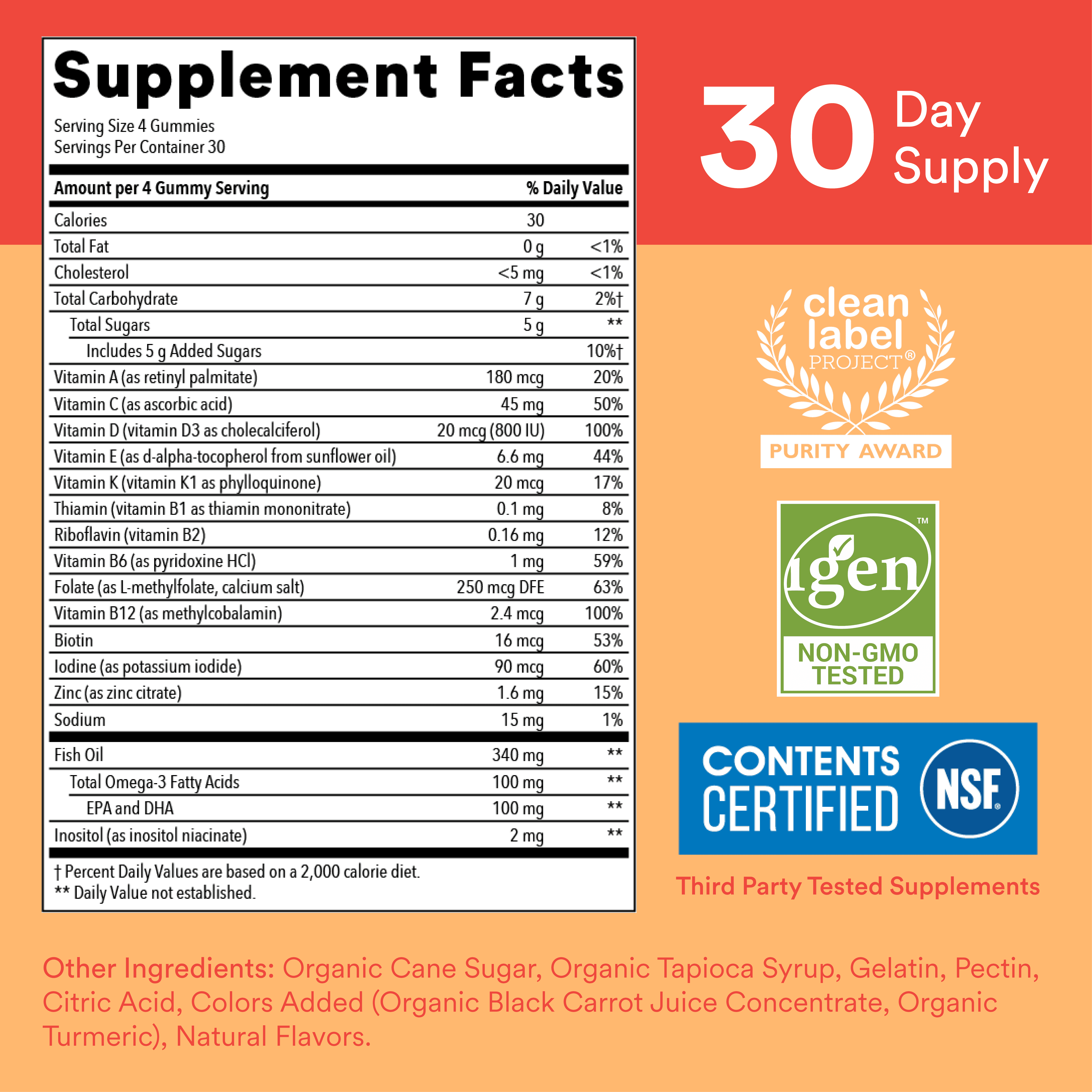 SmartyPants Kids Multivitamin & Womens Vitamins Bundle, 30 Day Supply