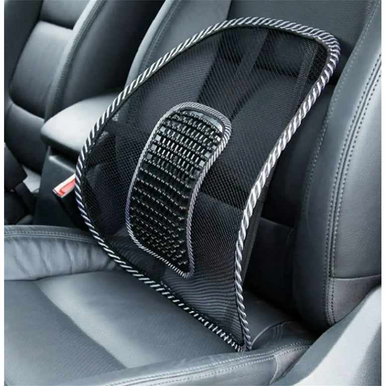 car Office Chair seat covers Mesh breathable massage Seat Back Support car  seat cushion lumbar support cushion lumbar pillow - Price history & Review